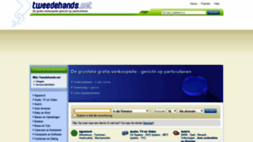What Tweedehands.net website looked like in 2021 (3 years ago)