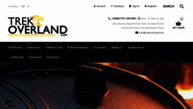 What Trekoverland.com website looked like in 2021 (3 years ago)