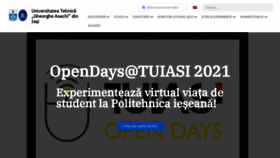 What Tuiasi.ro website looked like in 2021 (3 years ago)