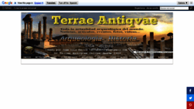 What Terraeantiqvae.com website looked like in 2021 (3 years ago)