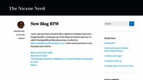 What Thenicenenerd.com website looked like in 2021 (3 years ago)