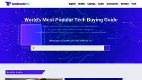 What Techtrendspro.com website looked like in 2021 (3 years ago)