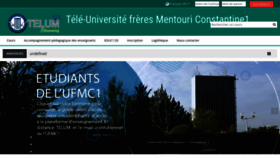 What Telum.umc.edu.dz website looked like in 2021 (3 years ago)