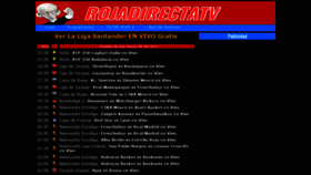 What Tvrojadirecta.me website looked like in 2021 (3 years ago)