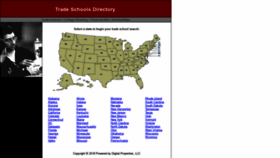What Trade-schools-directory.com website looked like in 2021 (3 years ago)