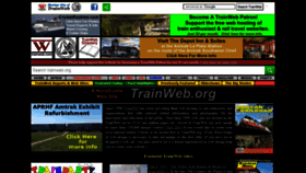 What Trainweb.org website looked like in 2021 (3 years ago)