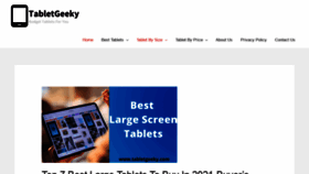 What Tabletgeeky.com website looked like in 2021 (3 years ago)