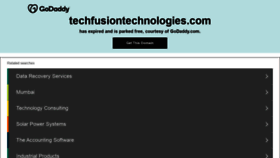 What Techfusiontechnologies.com website looked like in 2021 (3 years ago)