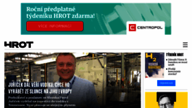 What Tydenikhrot.cz website looked like in 2021 (3 years ago)