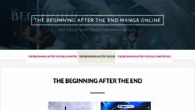 What Thebeginningaftertheend-manga.com website looked like in 2021 (3 years ago)