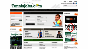 What Tennisjobs.com website looked like in 2021 (3 years ago)