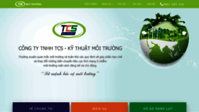 What Tcsmoitruong.com website looked like in 2021 (3 years ago)