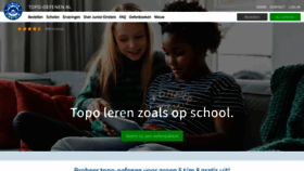What Topo-oefenen.nl website looked like in 2021 (3 years ago)