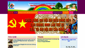 What Thnguyenvancu.dongtrieu.edu.vn website looked like in 2021 (3 years ago)