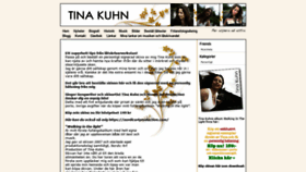 What Tinakuhn.com website looked like in 2021 (3 years ago)