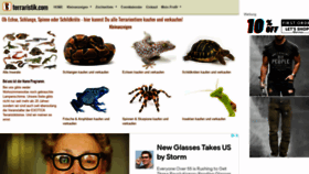 What Terraristik.com website looked like in 2021 (3 years ago)