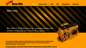 What Truckecmtunes.com website looked like in 2021 (3 years ago)