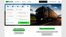 What Truckscout24.fr website looked like in 2021 (3 years ago)