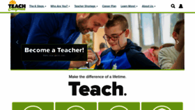 What Teachcalifornia.org website looked like in 2021 (3 years ago)