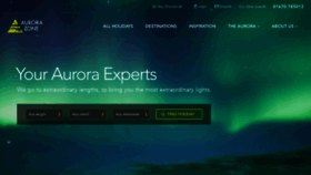 What Theaurorazone.com website looked like in 2021 (3 years ago)