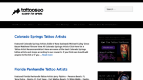 What Tattooseo.com website looked like in 2021 (3 years ago)