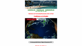 What Tiempoenpr.com website looked like in 2021 (3 years ago)
