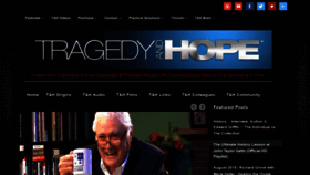 What Tragedyandhope.com website looked like in 2021 (3 years ago)