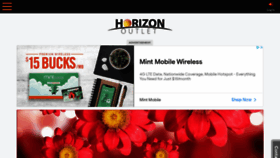 What Thehorizonoutlet.com website looked like in 2021 (3 years ago)