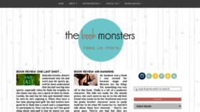 What Thebookmonsters.com website looked like in 2021 (3 years ago)