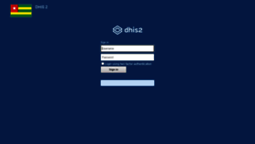 What Togo.dhis2.org website looked like in 2021 (3 years ago)