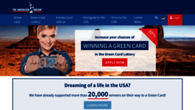 What The-american-dream.com website looked like in 2021 (3 years ago)
