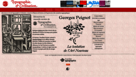 What Typographie.org website looked like in 2021 (3 years ago)