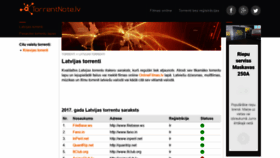 What Torrentnote.lv website looked like in 2021 (3 years ago)