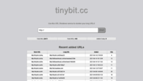 What Tinybit.cc website looked like in 2021 (4 years ago)