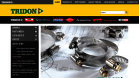 What Tridon.com.au website looked like in 2021 (3 years ago)