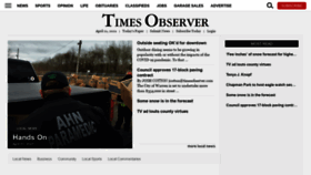 What Timesobserver.com website looked like in 2021 (3 years ago)