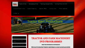 What Tractorbarnproductions.com website looked like in 2021 (3 years ago)