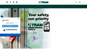What Tram.cat website looked like in 2021 (3 years ago)