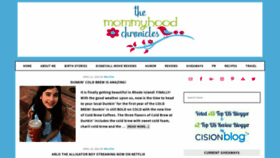What The-mommyhood-chronicles.com website looked like in 2021 (3 years ago)
