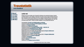 What Travstat.se website looked like in 2021 (4 years ago)