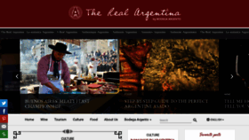 What Therealargentina.com website looked like in 2021 (3 years ago)