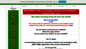 What Turboxtraffic.com website looked like in 2021 (3 years ago)