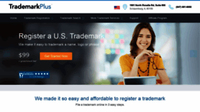 What Trademarkplus.com website looked like in 2021 (3 years ago)