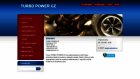 What Turbopower.cz website looked like in 2021 (3 years ago)