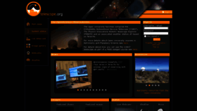 What Telescope.org website looked like in 2021 (4 years ago)