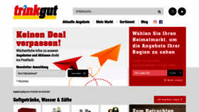 What Trinkgut.de website looked like in 2021 (2 years ago)