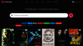 What Tvshows88.com website looked like in 2021 (3 years ago)