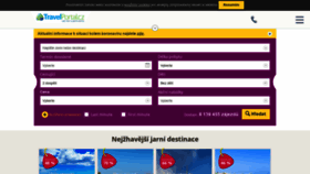 What Travelportal.cz website looked like in 2021 (3 years ago)