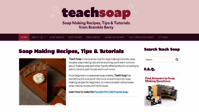 What Teachsoap.com website looked like in 2021 (3 years ago)