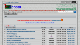 What Thai-access.com website looked like in 2021 (3 years ago)